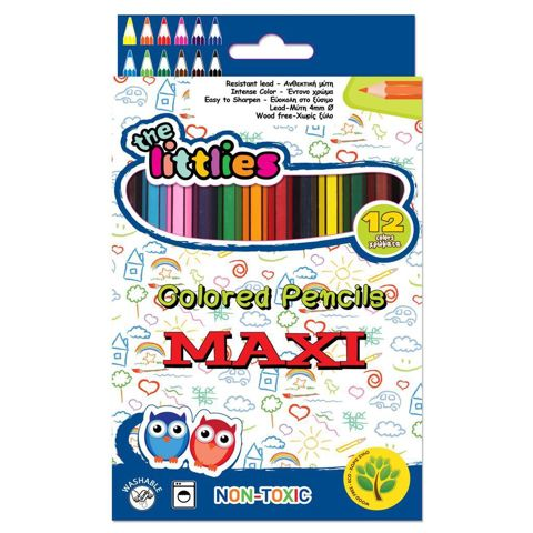 WOOD FREE XL THE LITTLIES 12 COLORS 646758  / Drawing sets- School Supplies   
